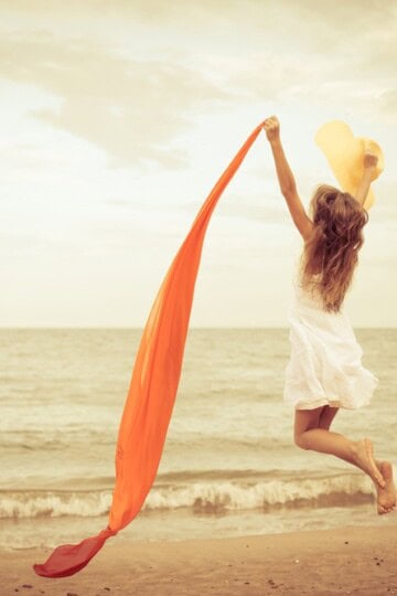girl beach