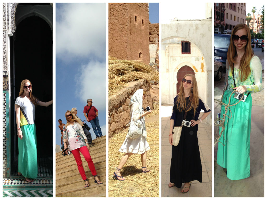 female tourist clothing morocco