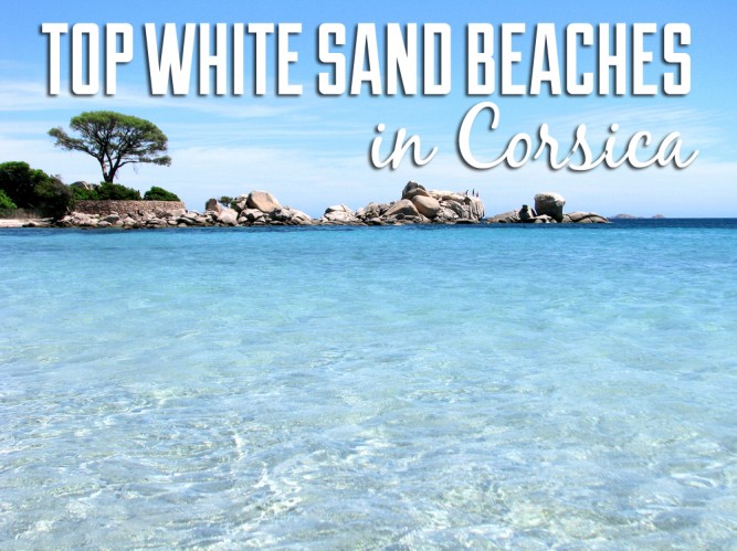 white sand beach Corsica