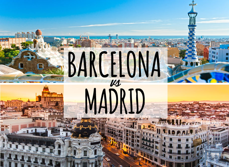 madrid versus barcelona travel