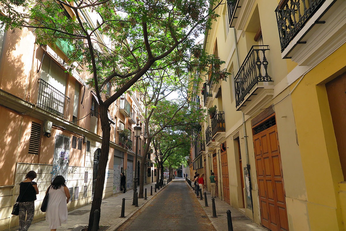 Beautiful streets of Valencia