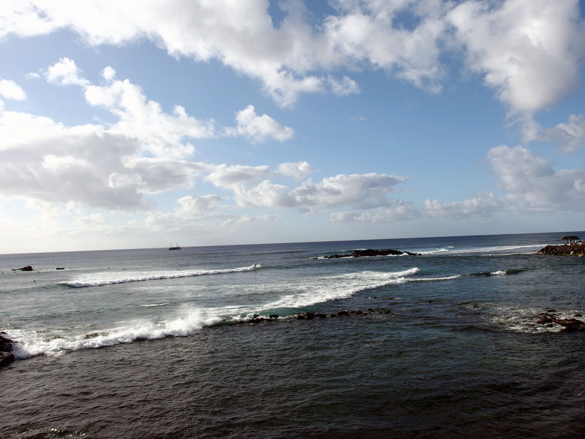 Pacific ocean Easter Island