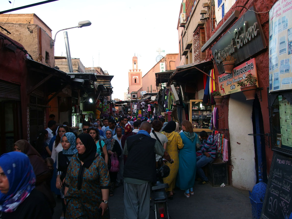 Marrakech medina Morocco