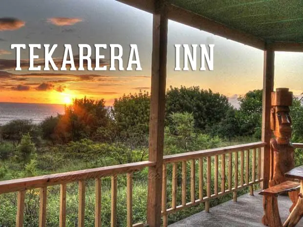 Stay at Tekarera Inn, a great accommodation option on the Easter Island