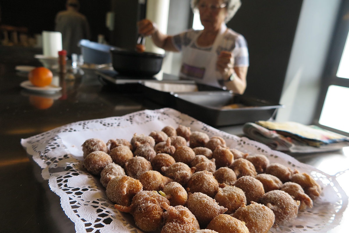 Delicious Bunyols by the ladies of La Cuina Sils