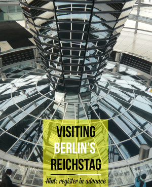 Inside the Reichstag's Dome in Berlin - impressive design by Norman Foster