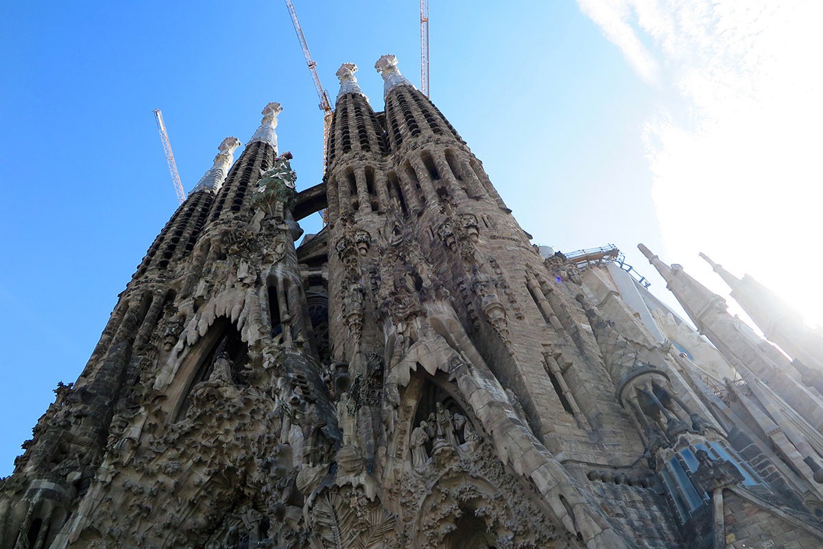 Nativity facade of Sagrada Familia, Barcelona