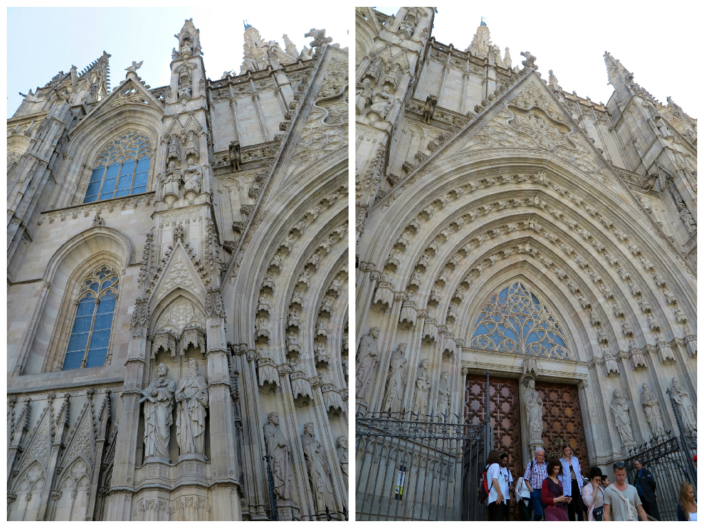 The neogothic facade of Barcelona Cathedral that Gaudi despised