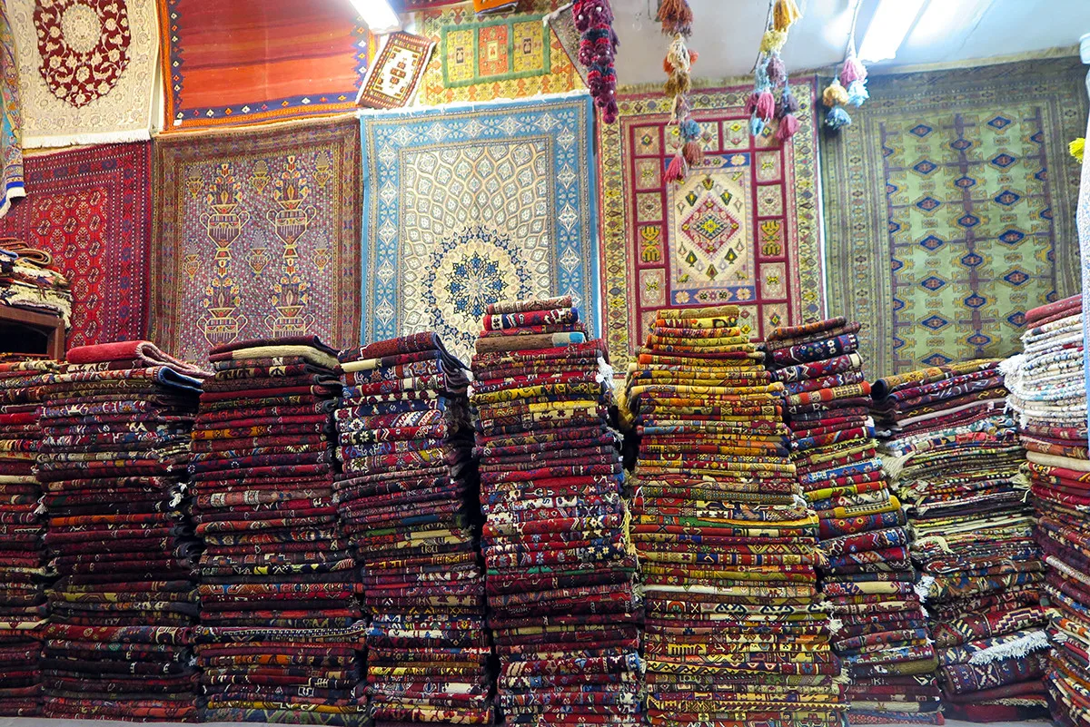 The Flying Carpet shop in Esfahan