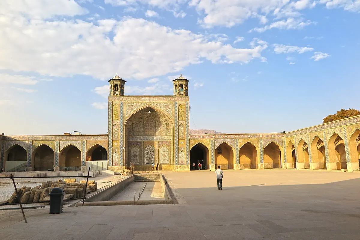 The grounds of Masjed-e Vakil mosque in Shiraz