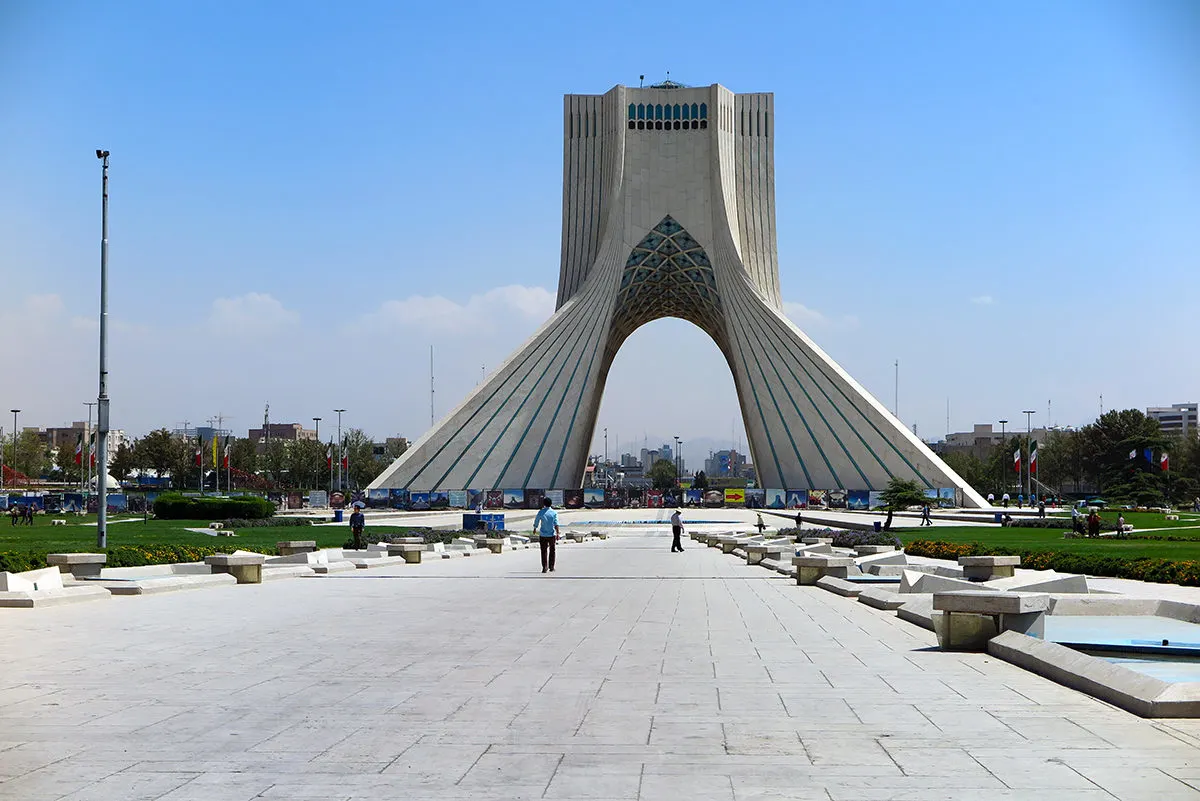 Azadi Tower, a.k.a. the Tower of Freedom - a showcase of Tehran's modern architecture