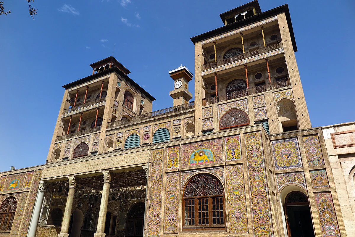 One of the many beautifully preserved buildings of Gholestan complex. Watch out, a fee paid for each building separately!