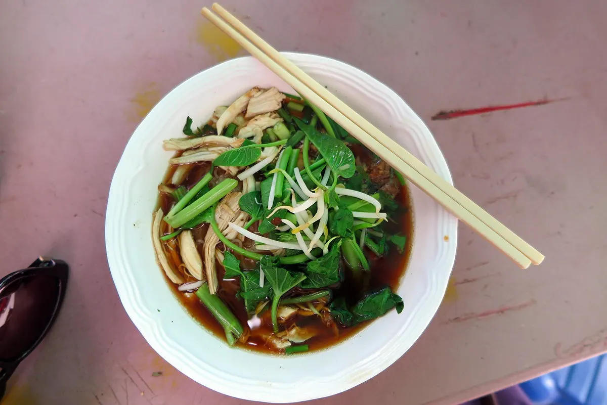 When you don't know what exactly you're eating but it's so tasty you don't care! - street food in Bangkok