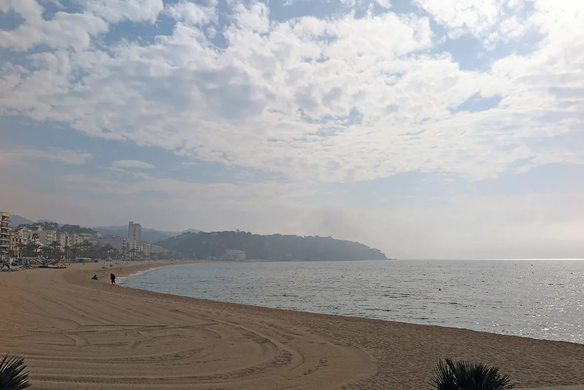 Main beach in Lloret de Mar