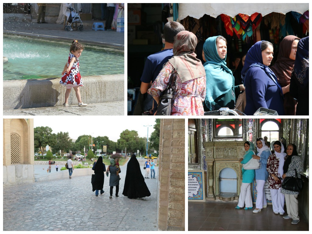 What local women wear in Iran