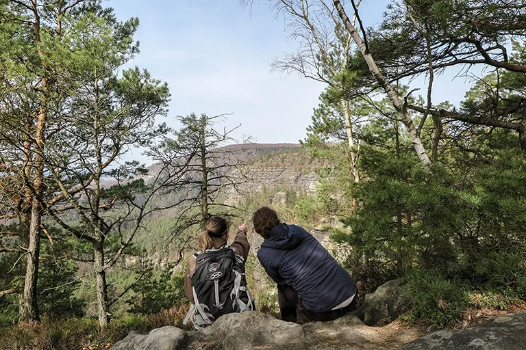 Beautiful views around Pravčická Gate, Bohemian Switzerland