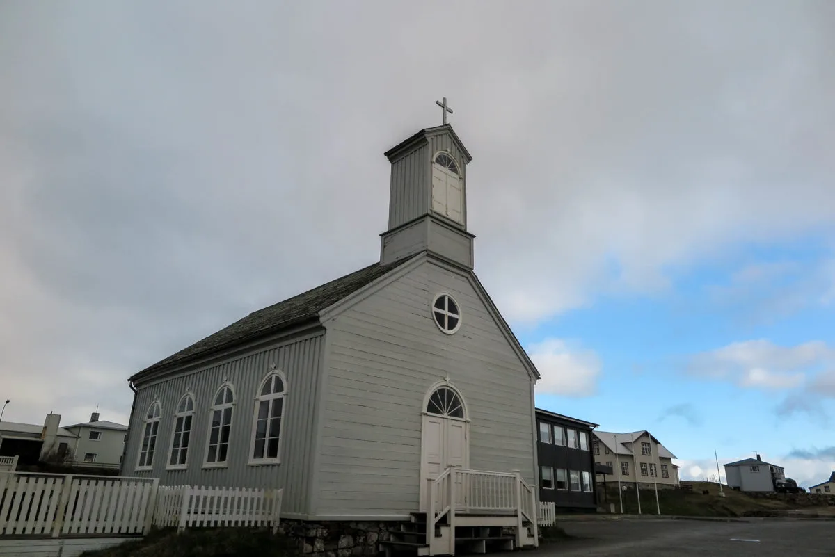 Church in Stykkishólmur, Snaefellsness Peninsula, West Iceland