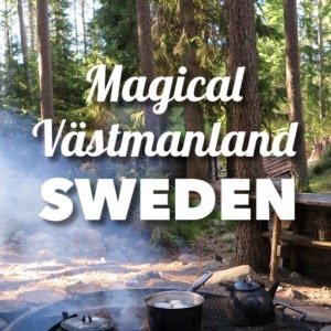 Incredible nature adventure in the lush region of Swedish Västmanland, near Stockholm! Sweden is the best country to enjoy nature and here you'll be staying at cool little huts in the forest!