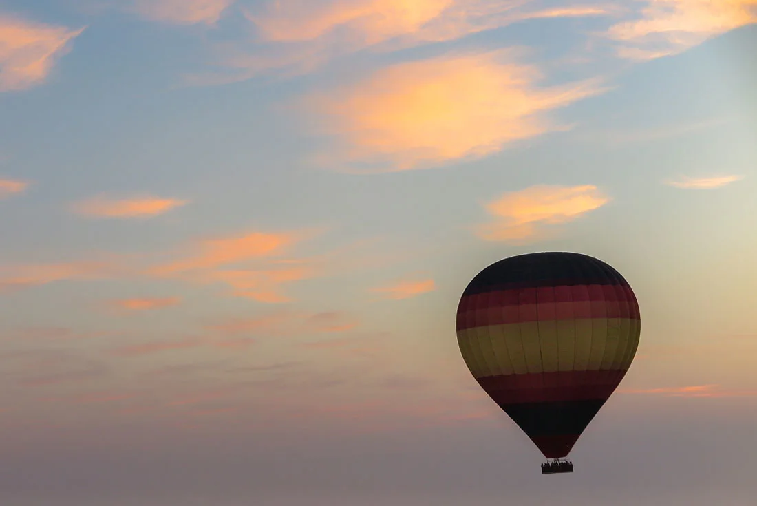 Hot air ballooning in Dubai