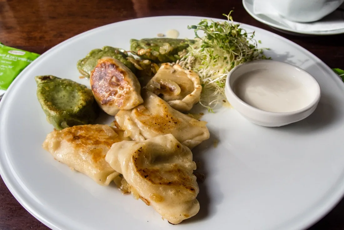 The yummiest pierogy I've tried in Krakow