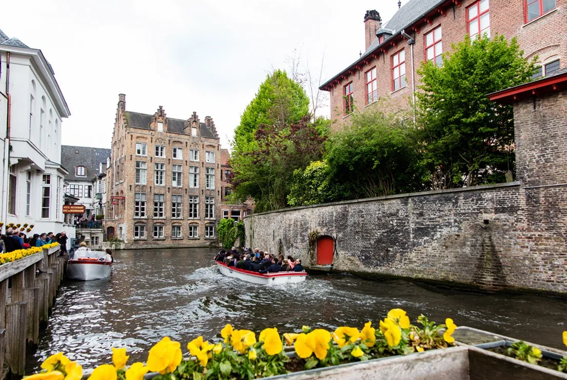 River cruises in Bruges, Belgium