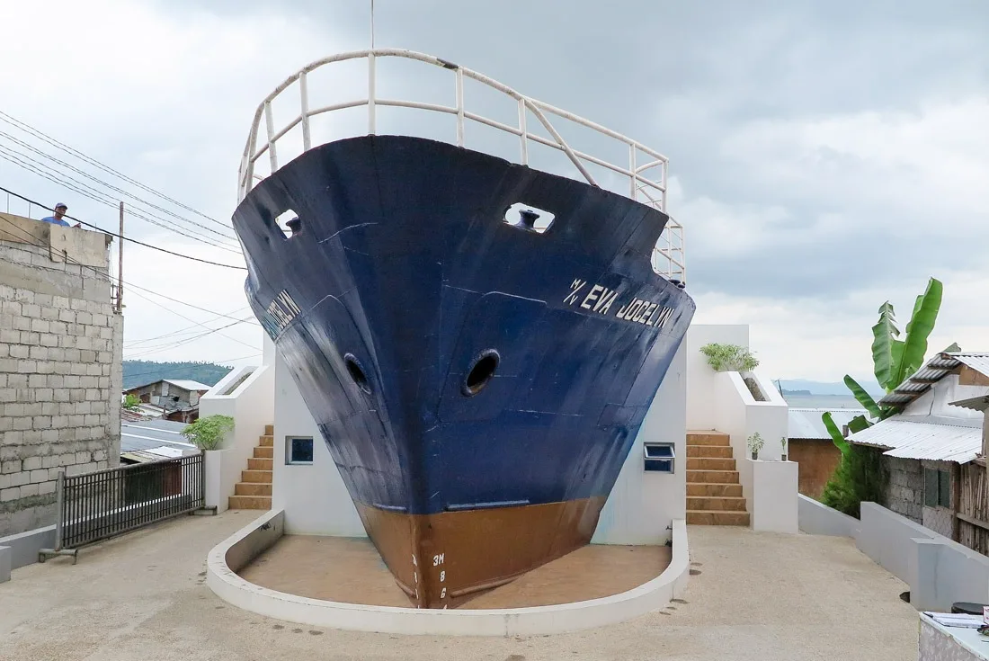Eva Jocelyn Ship in Tacloban, Leyte