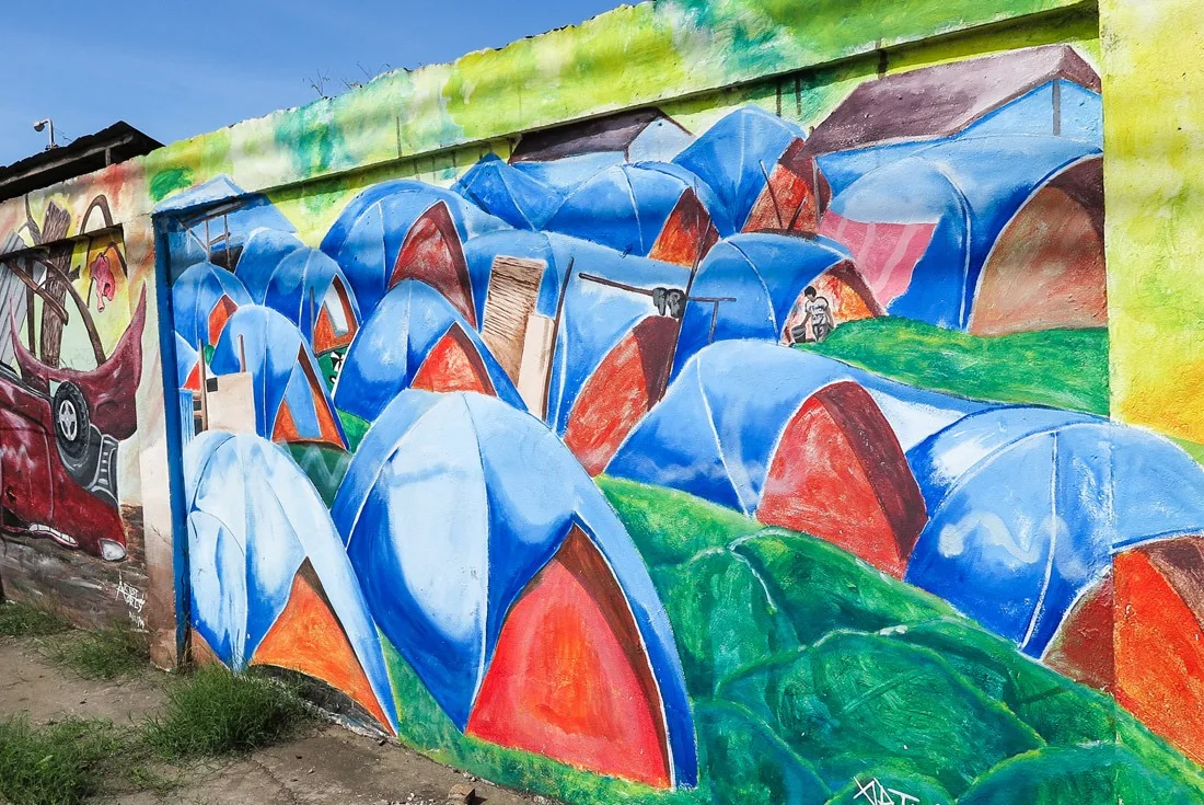 Mural in Tacloban, Leyte