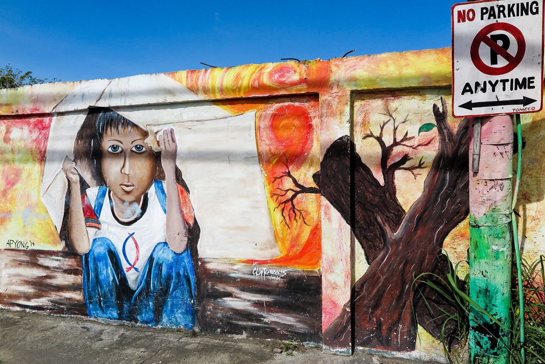 Street art that means more than art, Tacloban, Leyte