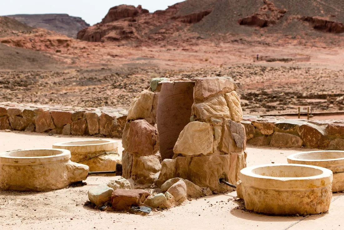Copper smelting furnace in Timna NP, Eilat Israel