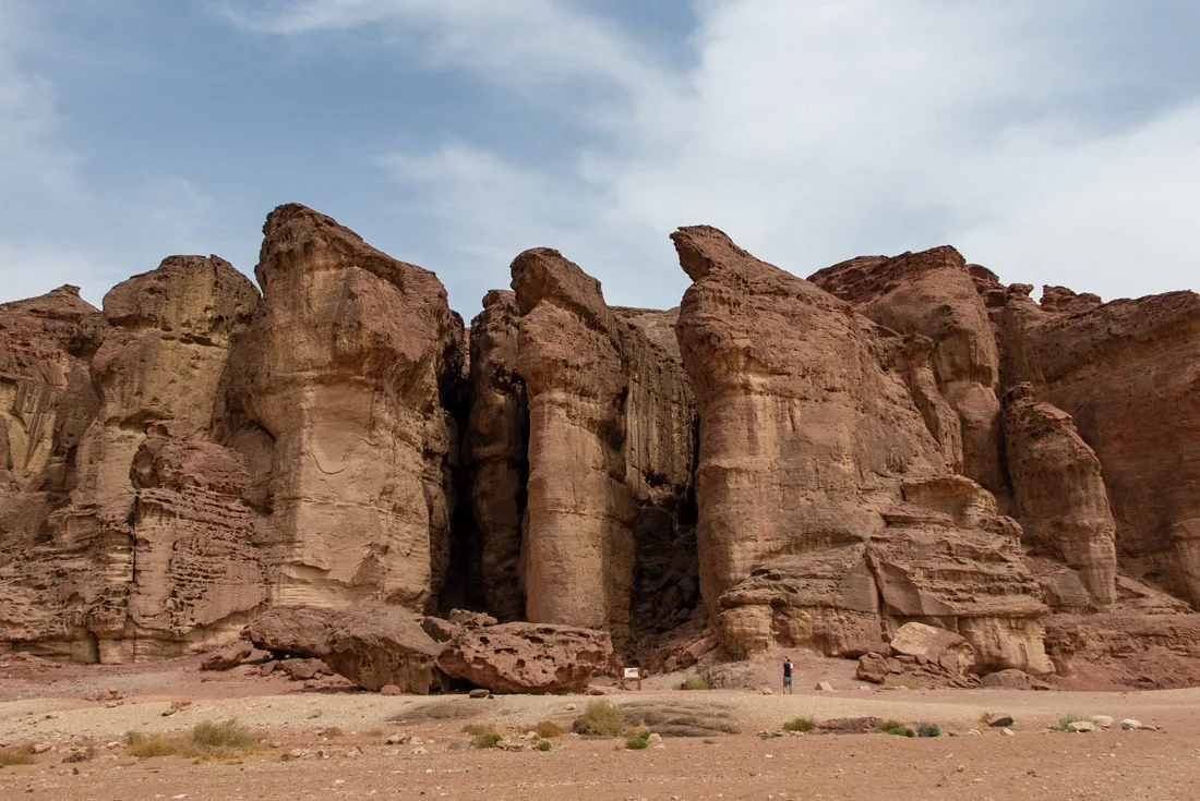 King Solomon's Pillars in Timna Park, Eilat Israel