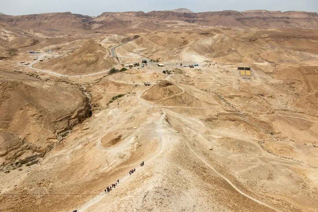 Roman Ramp for a siege tower on Masada