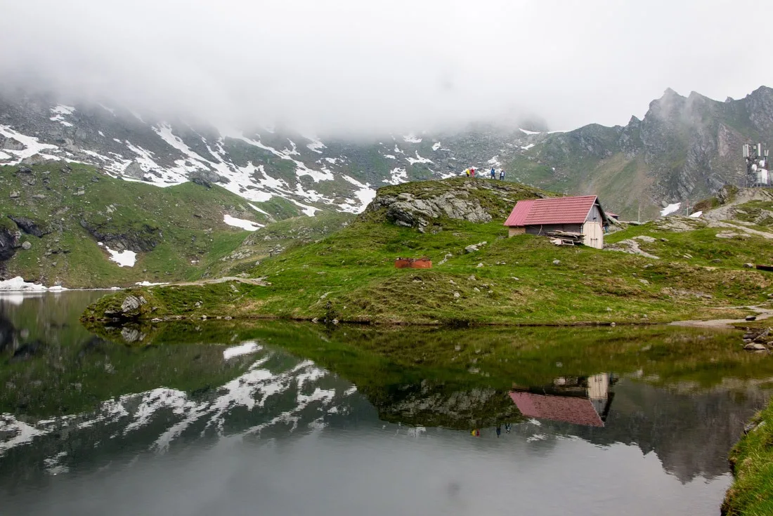 Balea Lake reflections