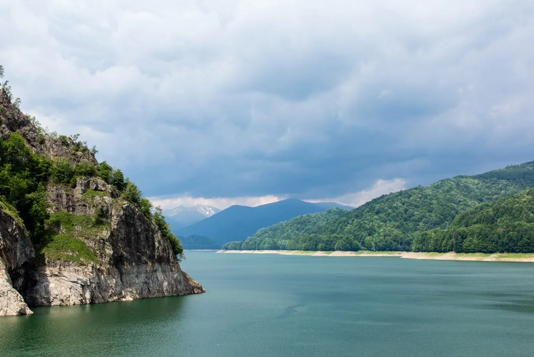 Vidraru Lake - a great pit stop on the Transfagarasan Highway.