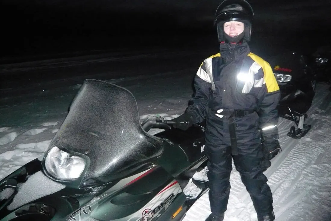 Snowmobile safari in Finland Lapland