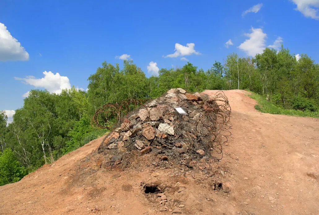 Ema Slag Heap, an artificial hill in Ostrava Czech Republic