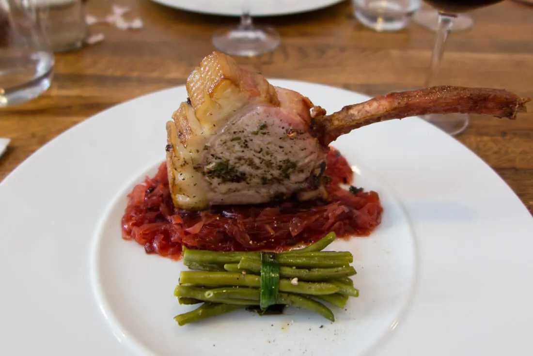 Pork chops at Kulinarium Restaurant, Sibiu