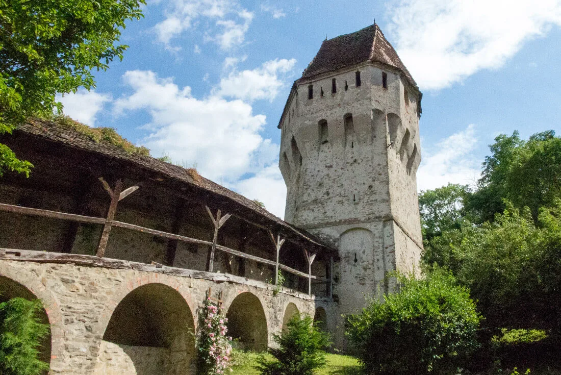 Tinsmiths Tower - one of the 9 towers beautifully preserved in Sighisoara.