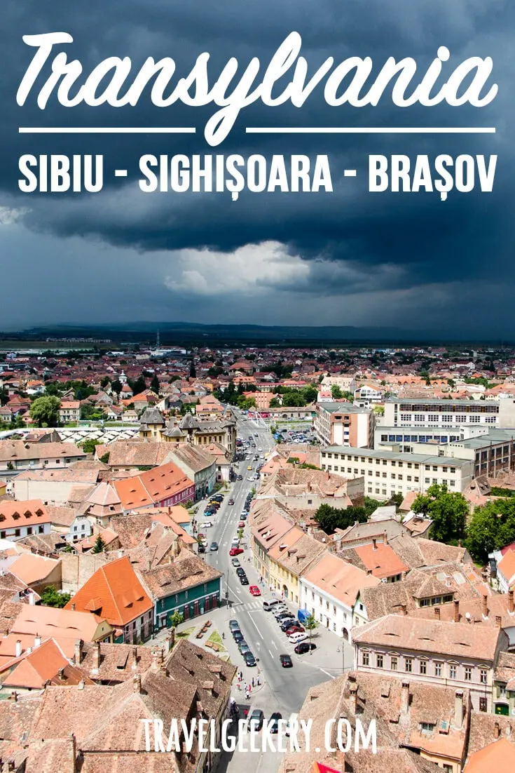 Sibiu, and 2 other cities that characterize Transylvania: Sighisoara and Brasov. The region is incredibly rich in culture and history and you'll be able to learn enough about it just by visiting these three cities. Plenty of day trips included (yes, Dracula Castle too)! #transylvania #romania