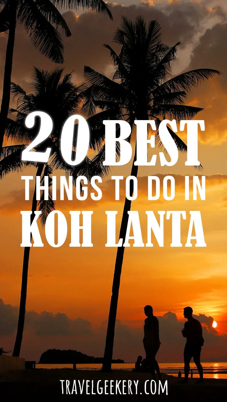 Ko Lanta in Thailand is a beautiful laid back island with plenty of things to do, other than lying on the beach and eating delicious street food. Learn about the best things to do in Koh Lanta and get excited about visiting this charming corner of Thailand yourself! #thailand #island #beach #streetfood #kohlanta