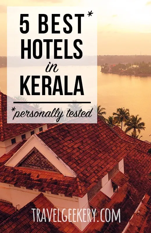 The best hotels I stayed at in Kerala, India. Raviz Kollam is one of them. Check out what other amazing hotels there are in Kerala! #kerala #india #hotel #accommodation