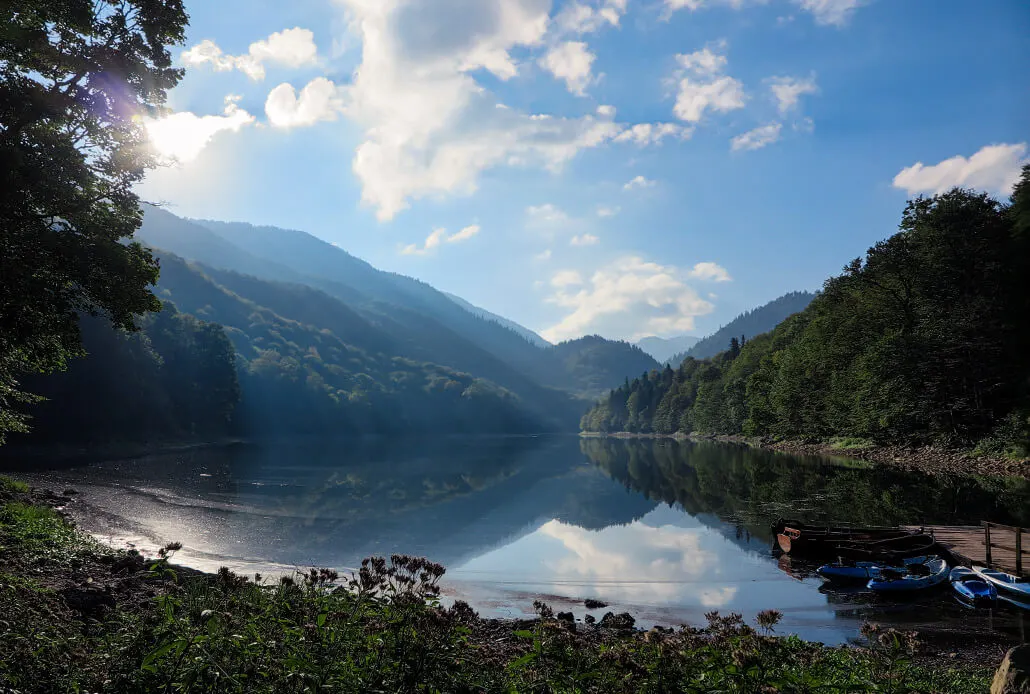 Biogradsko Jezero National Park with the central point: the Beograd Lake