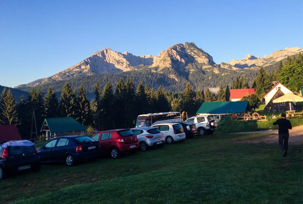 Mlinski Potok Campsite near Zabljak Montenegro