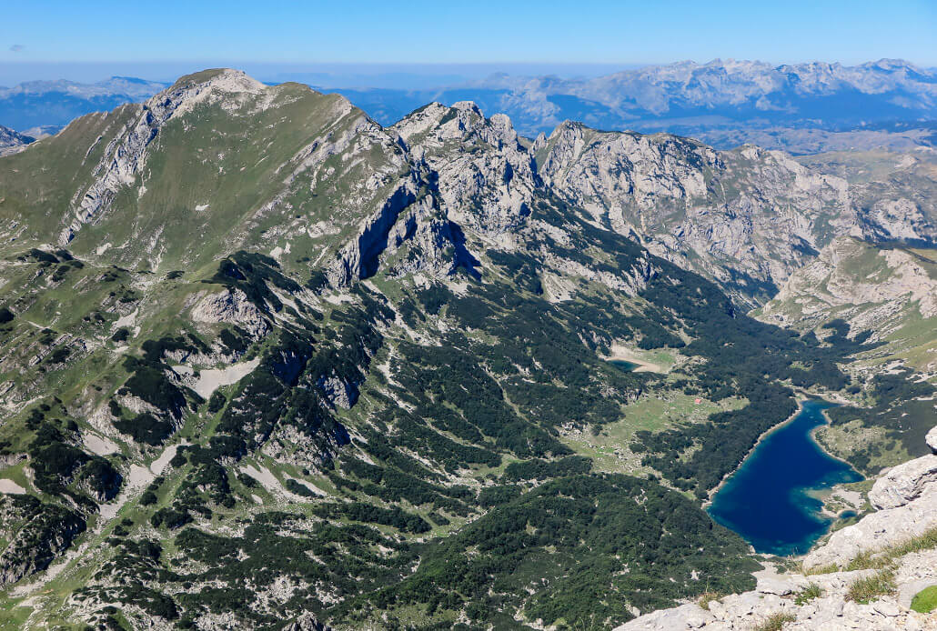 Nearing the top of Bobotov Kuk in Durmitor NP Montenegro