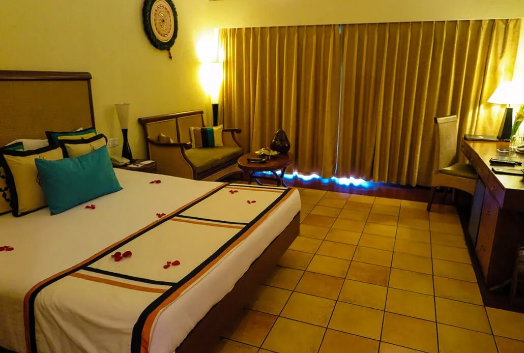 Zuri hotel room, Kerala, India
