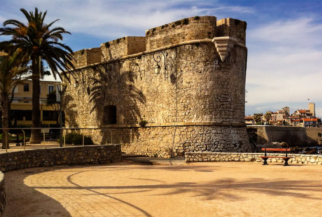 An old fortress in Antibes France