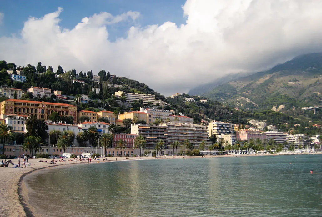 Menton Beach - one of the best day trips Nice France
