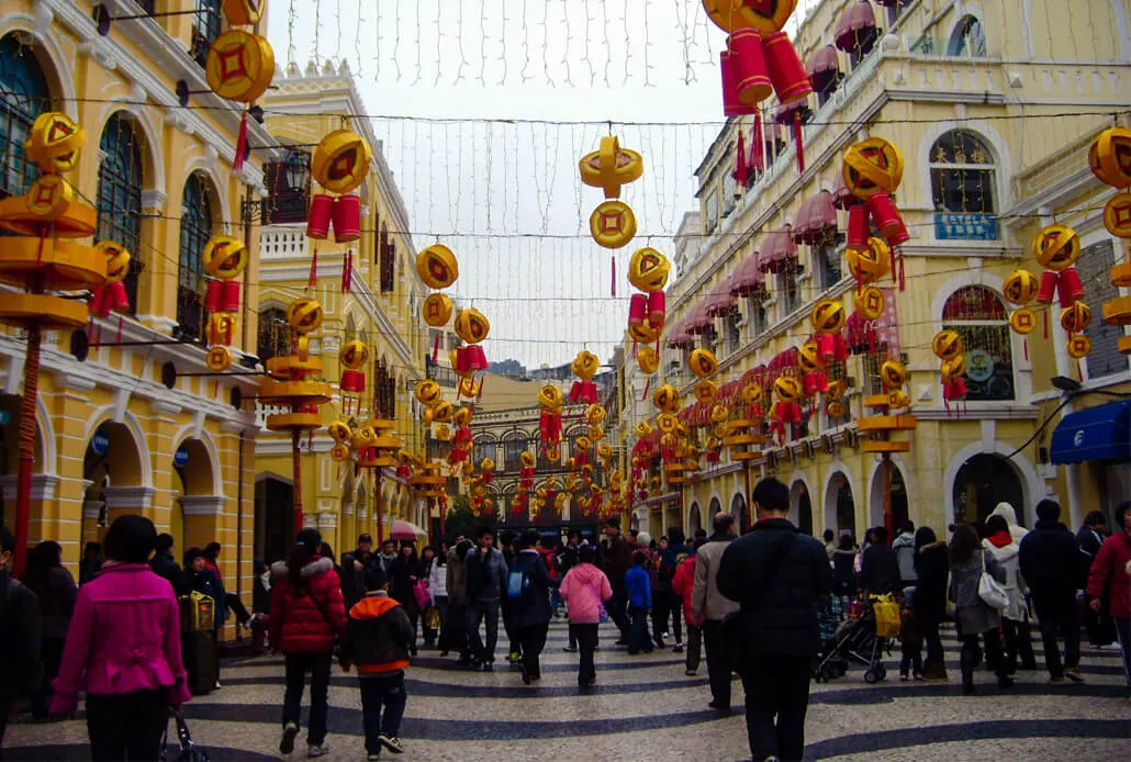 Senado Square in Macau Things to Do