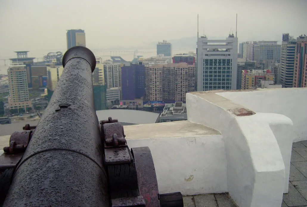 View from the Guia Fortress Macau