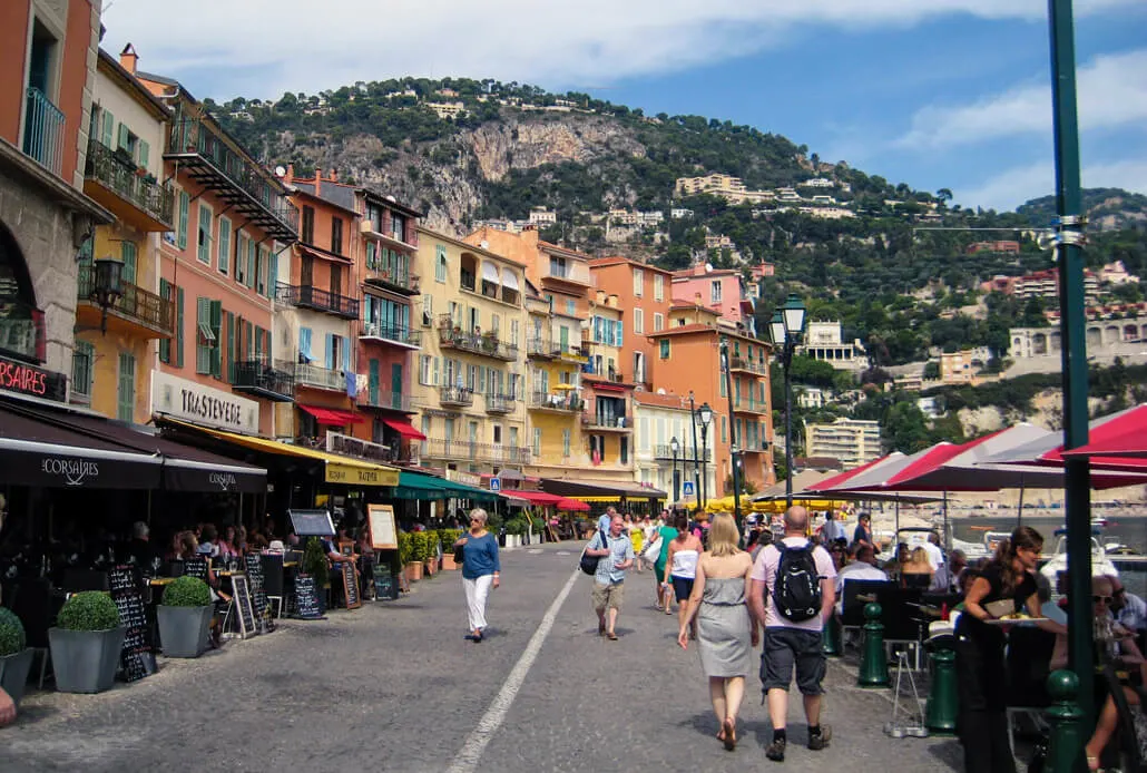 Villefranche sur Mer is one of the easiest Nice France day trips