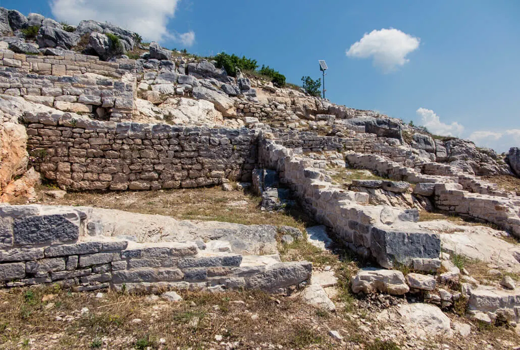 Archeological site of the Arauzona settlement in Dalmatia